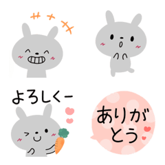 Cute rabbit Emoji...