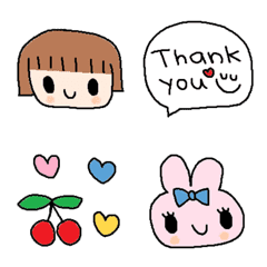 (Various emoji 658adult cute simple)