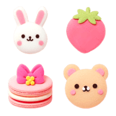 Macarons Felt Sweet Emoji