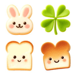 Rabbit Toast Emoji 6