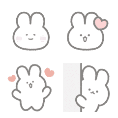 Pretty rabbit emoji(animated)