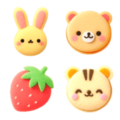 Macaron felt Emoji 6