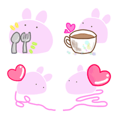 Pink Rabbits' Stickers