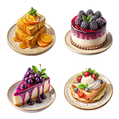 Dessert Menu:Eat Delicious(Emoji)Dukdik2