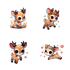 愛される鹿