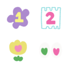 candy number & icon