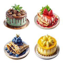 Dessert Menu:Eat Delicious(Emoji)Dukdik4