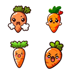 Emoji Section - Cute Carrot