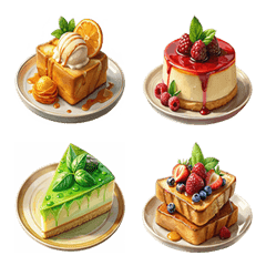 Dessert Menu : Eat Delicious (Emoji) 2