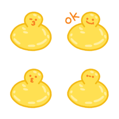 Emoji - yellow duck duck