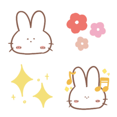 Cute Korean-style rabbit emoji!