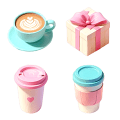 Cafe Pastel Emoji 2