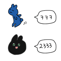Pretty colorful rabbit Emoji