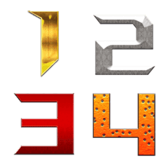 Emoji number classic luxury v.3
