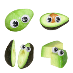 "Googlys" avocado
