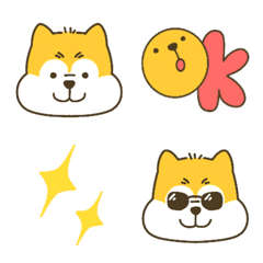 Rolling face Shiba Inu emoji