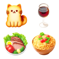Cat Pasta Emoji 2
