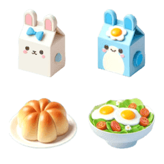 Rabbit Milk Carton Emoji 2