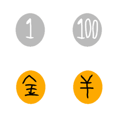 Simple Coins Emoji