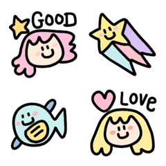 PoMoTo Super Cute Girl Emoji