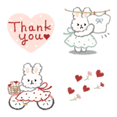 cute  Rabbit's daily emoji
