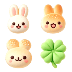 Rabbit Bread Emoji 8