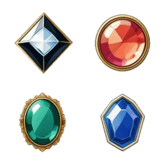Large collection of shining gems
