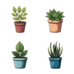 I like potted plants