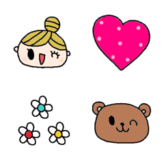 (Various emoji 667adult cute simple)
