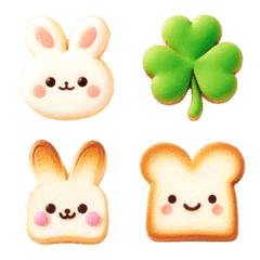Rabbit Toast Emoji 7
