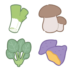 Is CUTE * Hand Draw Vegetables #01