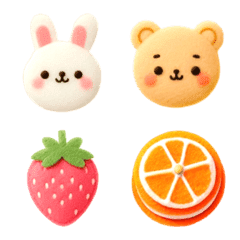 Macaron felt Emoji 7