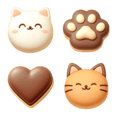 Cat Cookie Emoji 3