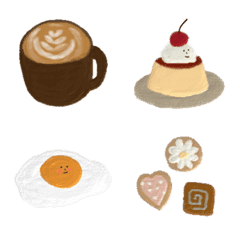Cafe food emoji