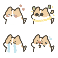อิโมจิไลน์ Caohui Corgi Emoji
