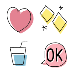 Tsukaeru cute Colorful emoji