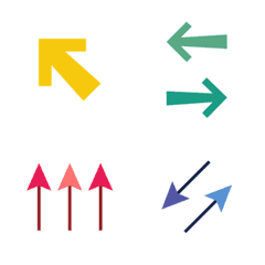 [Move!]Versatile simple arrow emoji set2