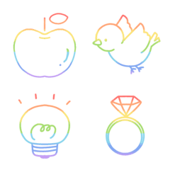 Rainbow loose Emoji