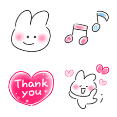 yuru-iro bunny emoji
