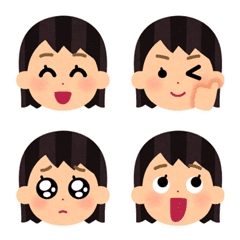 Irasutoya Girl Emoji