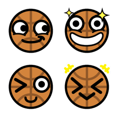 Basketball Smile Emoji