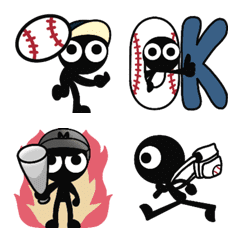 Stop! Monochrome Human 13. baseball(145)