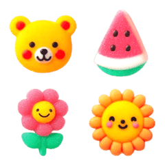 Bear Colorful Emoji 8