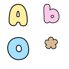 Bounce Alphabet, Number, Symbol