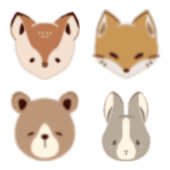 simple forest animals