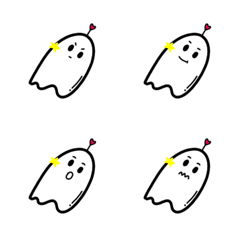 Happy Halloween, cute ghost
