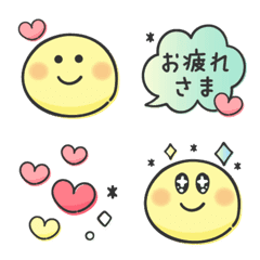 The Emoji with happy smile