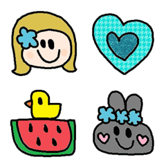 (Various emoji 677adult cute simple)