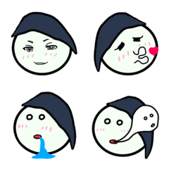 Emoji de rosto diário de Junjun