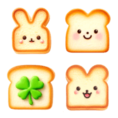 Rabbit Toast Emoji 8